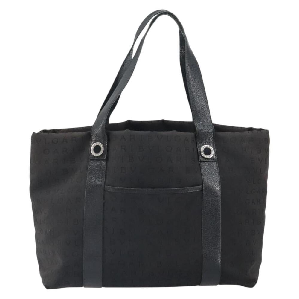 Bvlgari Canvas Tote Bag Black